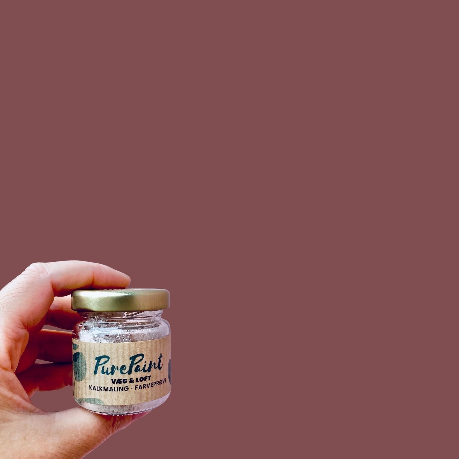 Blomme - Kalkmaling | Farveprøve