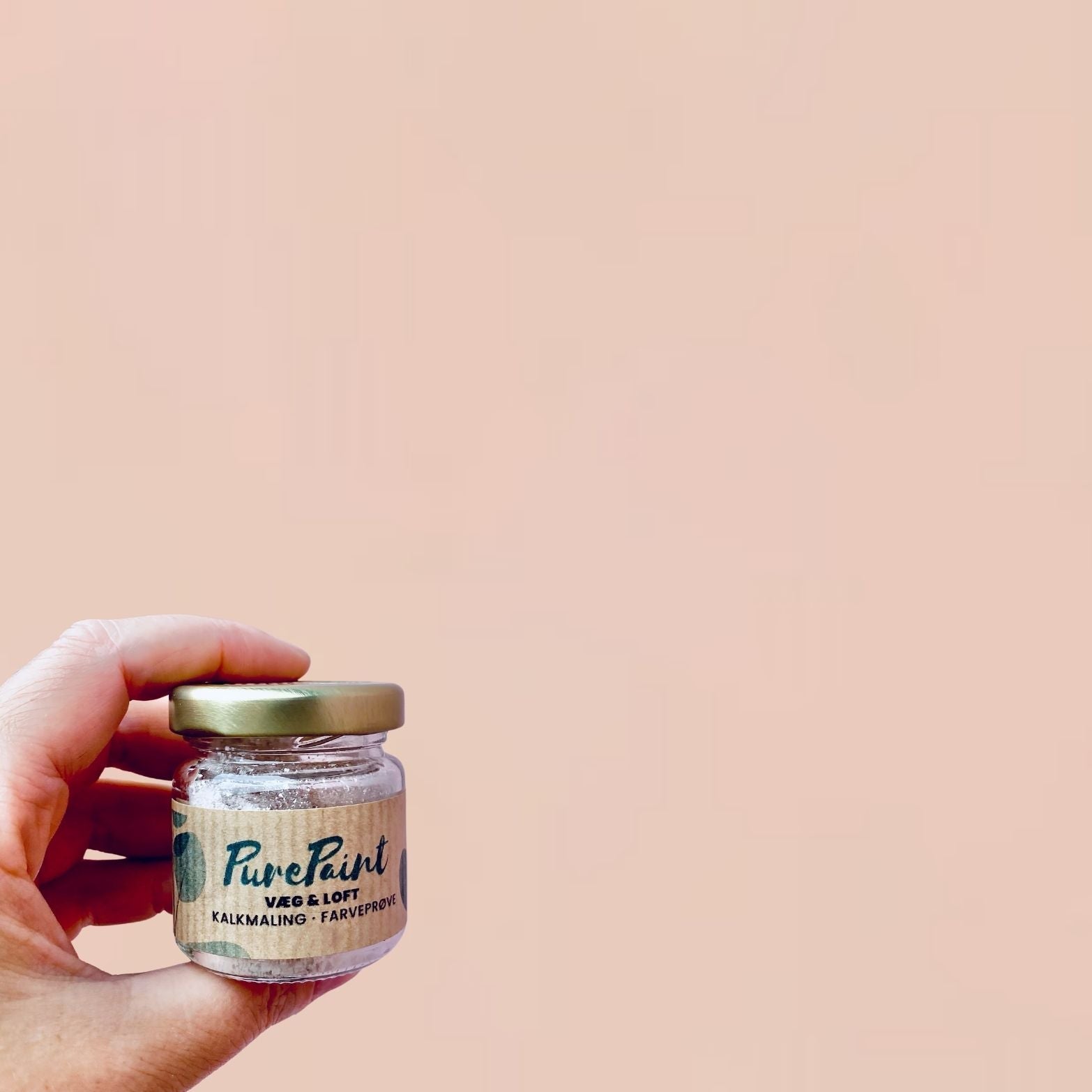 Pudder Rosa - Kalkmaling | Farveprøve