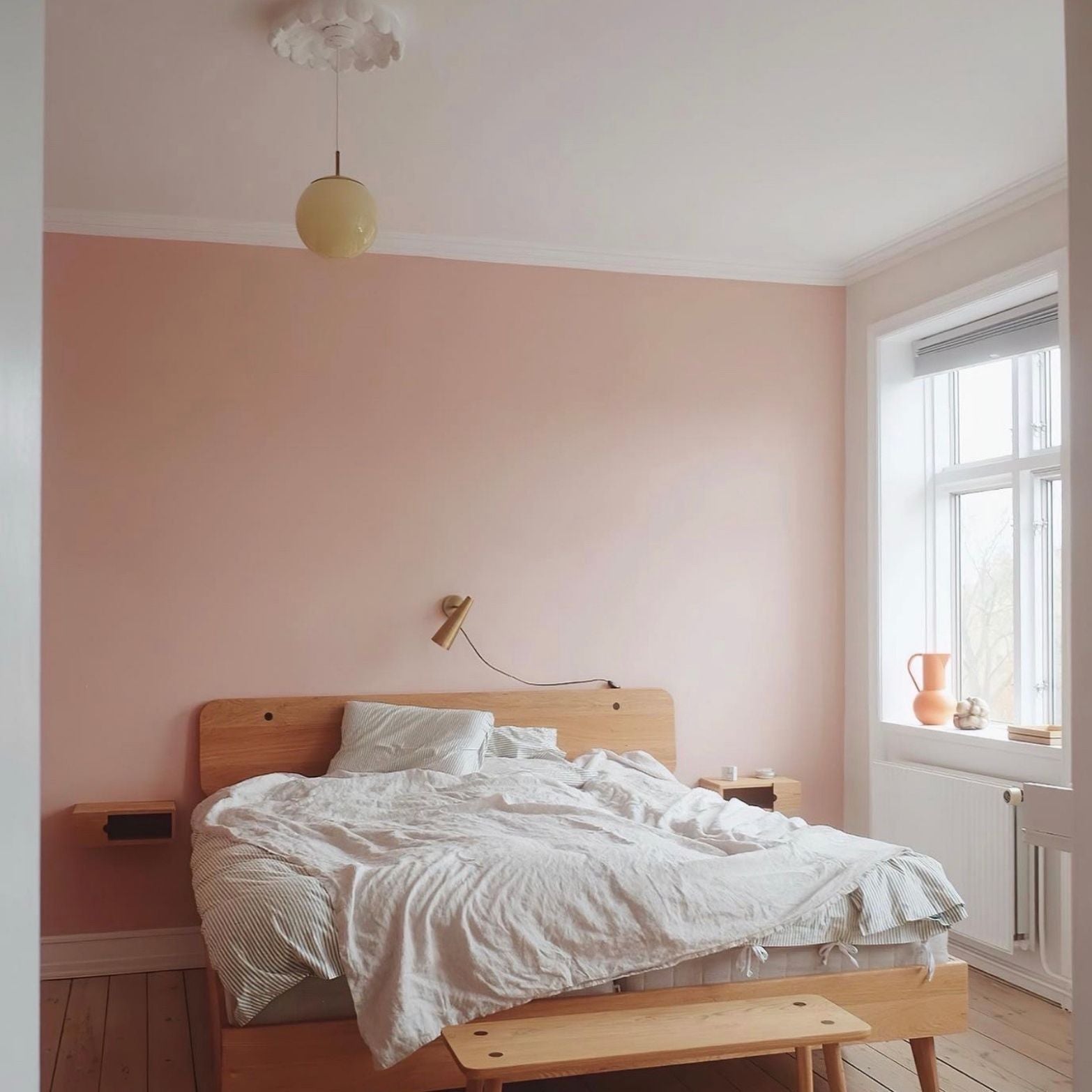 Pudder Rosa - Kalkmaling | Farveprøve