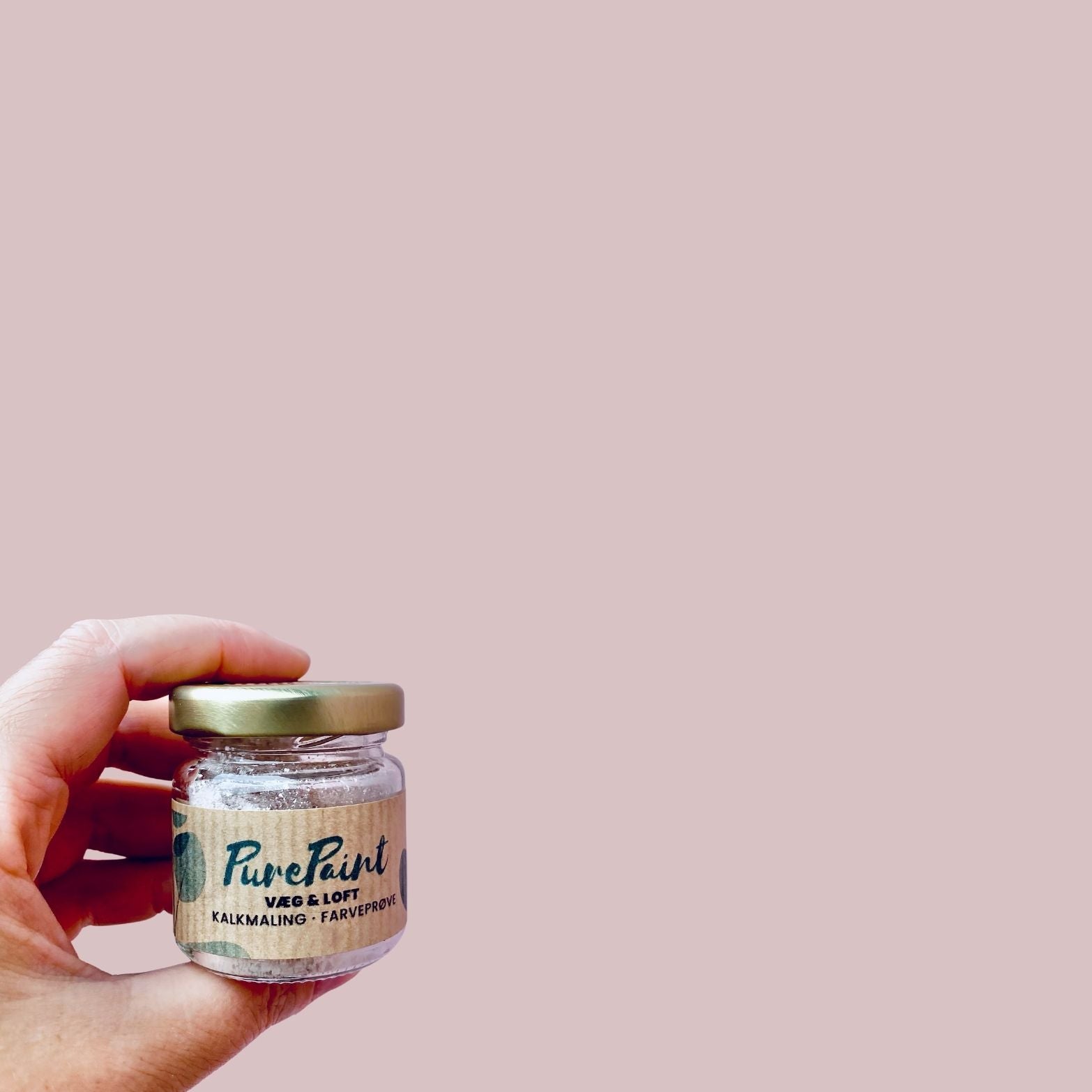 PurPur Rose - Kalkmaling | Farveprøve