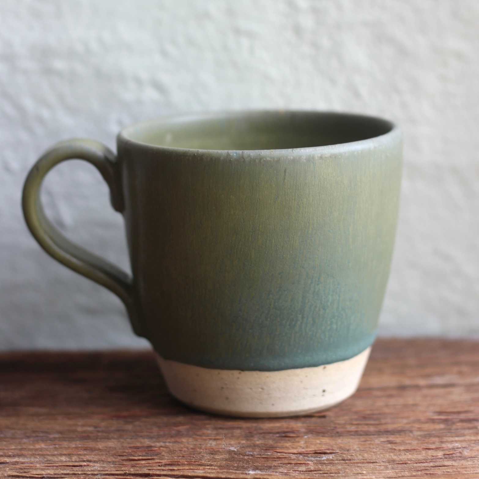 Keramikmugg - Olivgrön